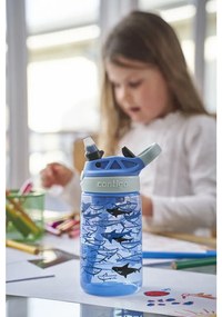 Sticlă pentru copii Contigo Easy Clean 420 ml Blue Sharks