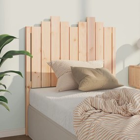 Tablie de pat, 96x4x110 cm, lemn masiv de pin 1, Maro, 96 x 4 x 110 cm