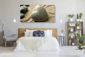 Tablou Zen piatră sub formă de inimă