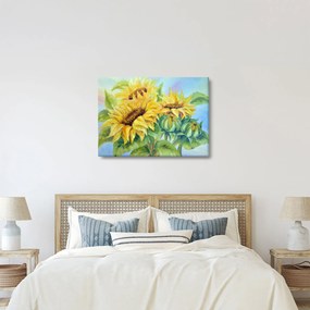 Tablou - Floarea soarelui înflorită (70x50 cm)
