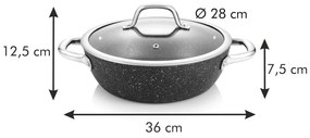 Tigaie cu capac ø 28 cm President – Tescoma