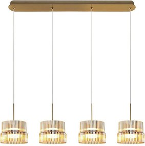 Lustră LED pe cablu LUXE LED/46W/230V alamă