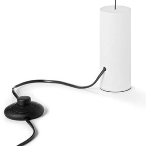 Lampa LED suspendata tip lampadar minimalist Filo pt alb