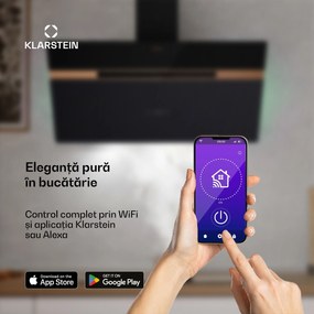 Klarstein Alina hotă de bucătărie | 90 cm | 689 m³/h | Silențioasă | EEK A++