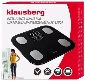 Cantar de baie negru Klausberg KB7854