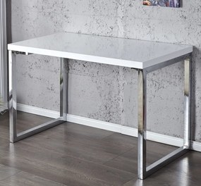 Birou elegant White Desk 120x60cm alb