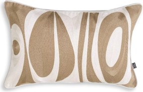 Perna decorativa design LUX Coura bej/ alb