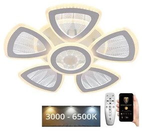 Lustră LED dimabilă aplicată LED/145W/230V 3000-6500K + telecomandă