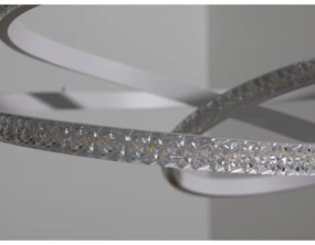 Lustră LED dimabilă suspendată pe cablu LED/90W/230V 3000-6500K Ø47 cm + telecomandă