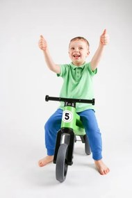 Funny Wheels - Bicicletă fără pedale 2 în 1 RIDER SPORT verde/negru