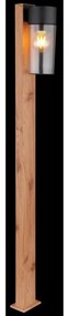 Stalp mediu pentru exterior design industrial IP44 Etsi maro, negru
