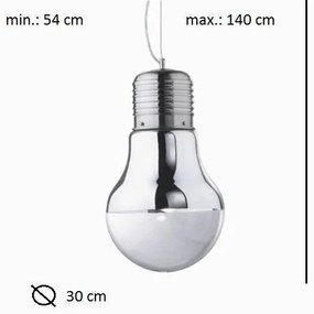 Pendul super modern LUCE SP1 BIG CROMO 026749