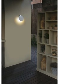 Aplica LED moderna de exterior ambientala IP65 LOTUS alba