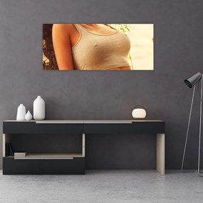 Tablou - Femeia lângă pom (120x50 cm)