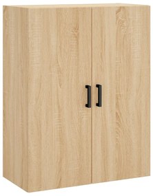 vidaXL Dulap TV montat pe perete, stejar sonoma, 69,5x34x90 cm