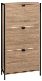 Dulap pentru pantofi ALIAJ, 3 compartimente, 63,2 x 24 x 122 cm
