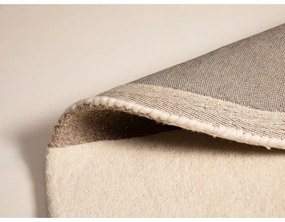 Covor bej rotund din lână ø 150 cm Billi – Micadoni