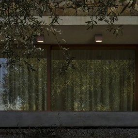 Ideal Lux TECHO - spot exterior 1xGU10/20W/230V 15x15 cm IP54 maro