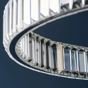 Endon 102255 - Lustră LAGUNA cu LED, dimerizabilă, suspendată pe cablu, LED/36W/230V, crom lucios