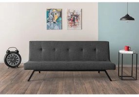 Canapea 2 locuri LOKO, gri închis
