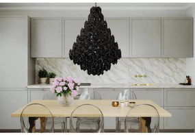 Lustră pe lanț ByRydens 4200940-6513 MONARQUE GRANDE 11xE14/5W/230V negru