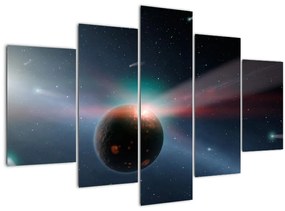 Tablou cu planetă mică (150x105 cm)