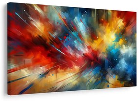 Tablou explozie de energie colorată