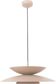 Lustra LED suspendata metal bej Mayumi