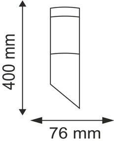 Corp de iluminat de exterior LIVIA 1xE27/10W/230V