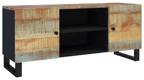 Comoda TV, 105x33x46 cm, lemn masiv reciclat 1, Lemn masiv reciclat