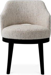 Scaun dining design LUX Sofia, Seashell off white