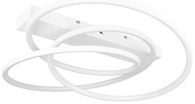 Plafonieră albă LED cu intensitate reglabilă 49x64 cm Darvin – Trio