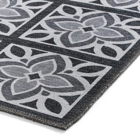Covor tip traversă gri închis lavabil 76x230 cm Victoria Grey – Think Rugs