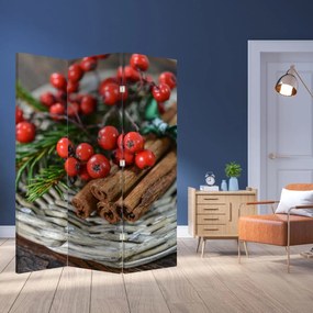 Paravan - Rowan și scorțișoară (126x170 cm)