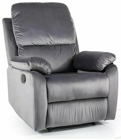 Fotoliu recliner Spencer 1 velvet gri Blu14