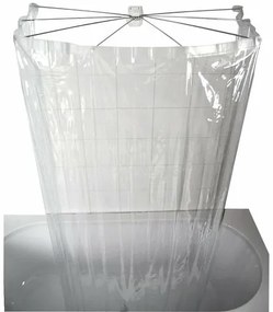 RIDDER 58200 Cabină de duș pliabilă Ombrella 100 x70 cm, transparentă