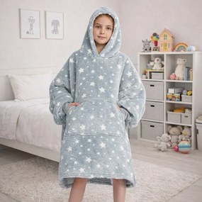 Zaparkorun Hanorac pentru copii care strălucește în întuneric - gray