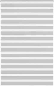 vidaXL Jaluzea tip zebra gri deschis lățime țesătură 145,9cm poliester