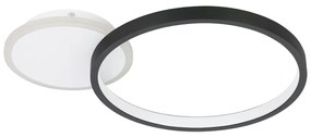 Plafoniera LED dimabila cu telecomanda design modern Gafares negru