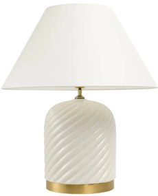 Veioza eleganta design LUX din ceramica, Savona alb 110908 HZ