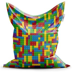 Sac de șezut Classic set de construcție colorat - pentru copii, colorat