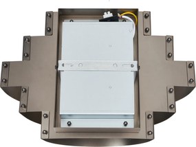 Lampă de perete modernă gunmetal cu LED inclus, cu 3 trepte de intensitate luminoasă - Lines