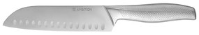 Cutit Santoku, otel inoxidabil, argintiu, 17.5 cm, acero