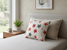 Husa pentru perna din microfibra COLORFUL STARS 45x45 cm, colorat