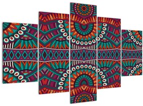 Tablou cu bastracție ornamentală (150x105 cm)