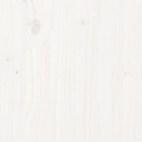 Pat de zi, alb, 200x200 cm, lemn masiv de pin Alb, 200 x 200 cm