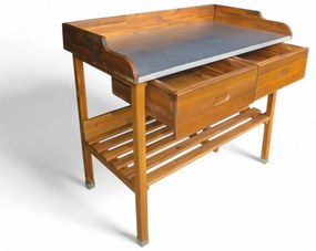 Masă grill din lemn Alan, 100 x 55 x 90 cm