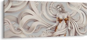Tablou - Zeița motiv floral (120x50 cm)