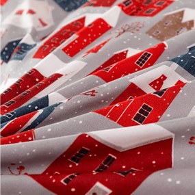 Lenjerie de pat din microfibra WINTER COTTAGE gri Dimensiune lenjerie de pat: 70 x 90 cm | 140 x 200 cm
