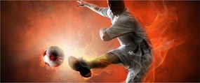 Tablou - Fotbalistul (120x50 cm)